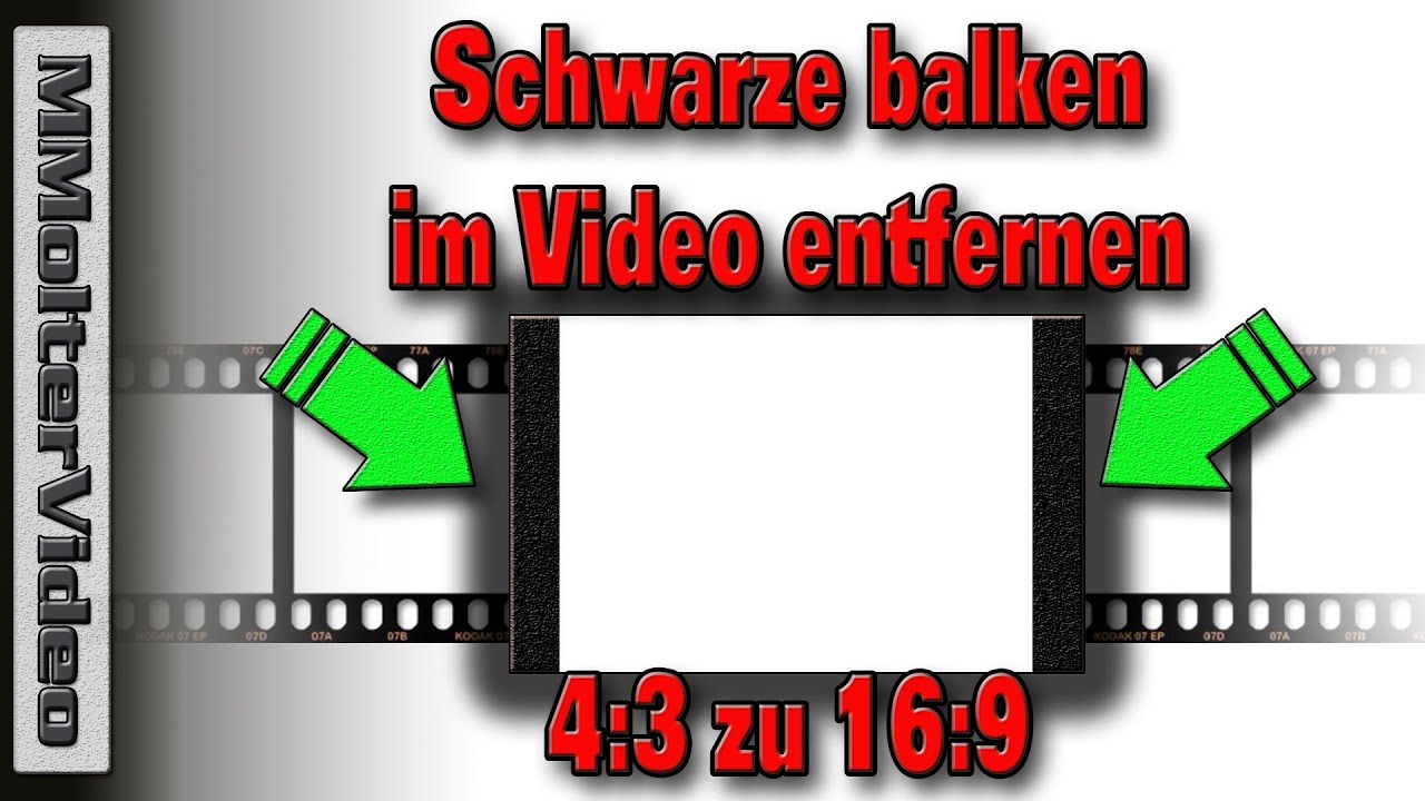 Video schwarze Balken entfernen 4:3 Video nach 16:9 umwandeln mit MAGIX Video Deluxe und Pro X