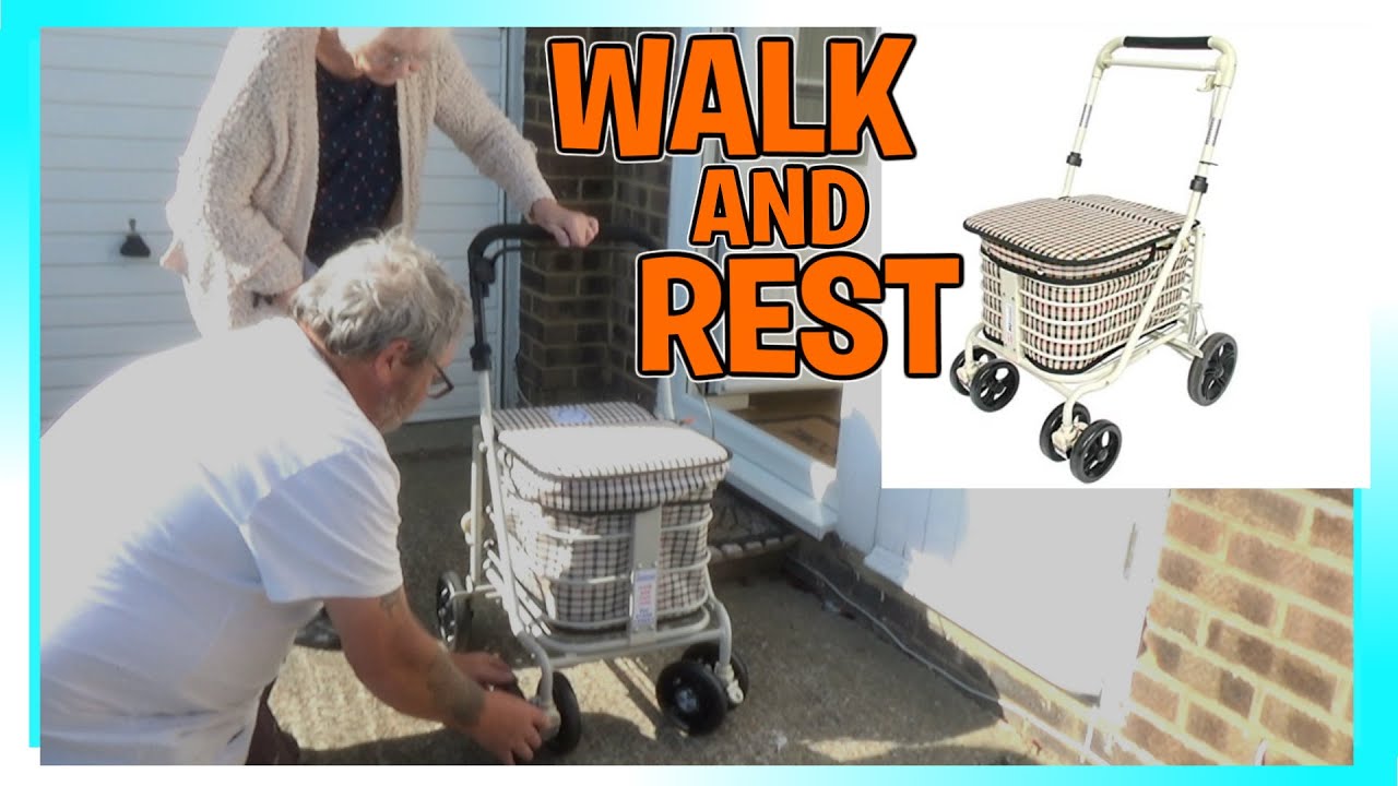 Walk and Rest 3-in-1  Shopping Trolley with Seat  Walking Aid Real world review