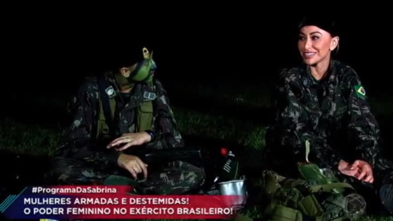 Sabrina visita a AMAN e conhece a rotina das mulheres do Exército Brasileiro