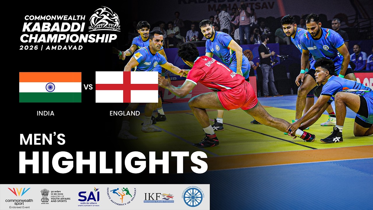 India vs England | Men | Match Highlights | Commonwealth Kabaddi Championship 2026 #CWKC 2026