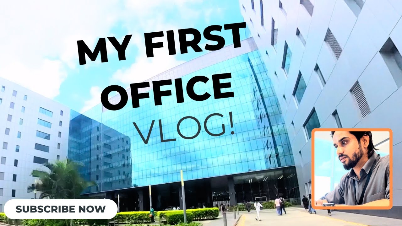 My First Office Vlog! Life at Accenture, Bangalore