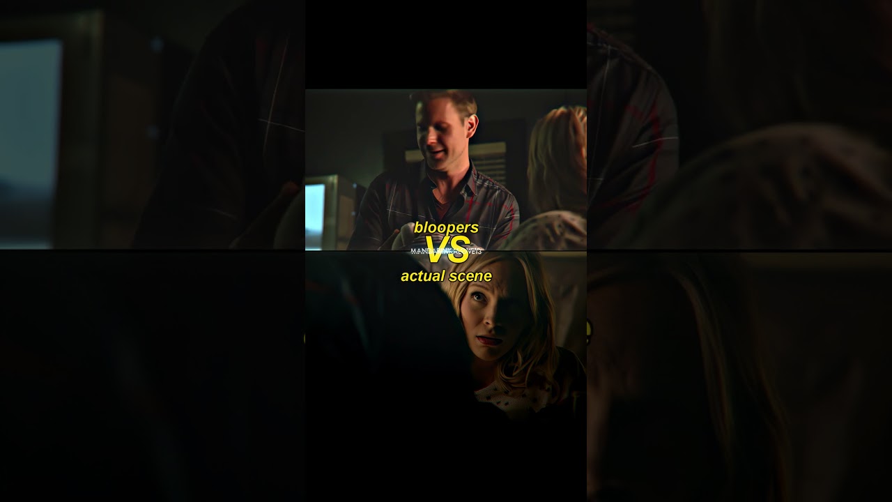 The Vampire Diaries Bloopers VS Actual Scene; Season 7 🔥 #thevampirediaries