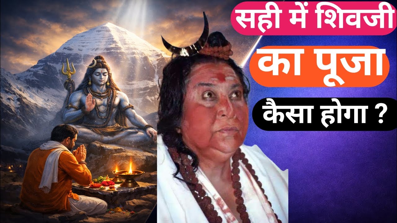 शिवजी का पूजा कैसा ? | Shree Mataji Speech | श्री माताजी का ध्यान |
