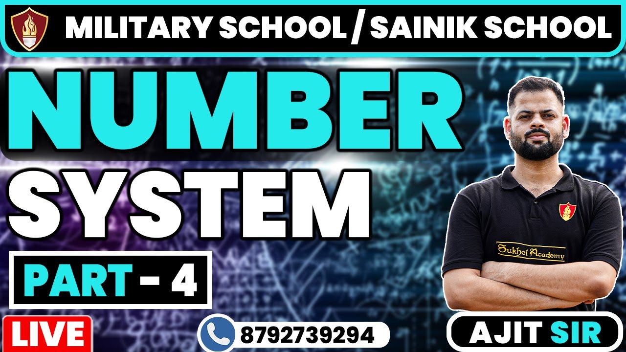 Number System for  RMS & Sainik School | Sainik School Coaching | Military School Coaching Lucknow
