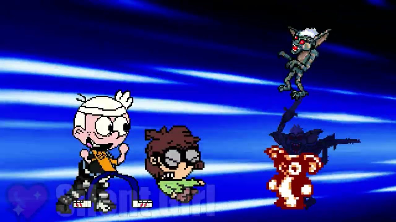 REQUESTED BY @AngelNiko144: Lincoln Loud and Lucy Loud vs Gizmo and Stripe - Mugen Battle