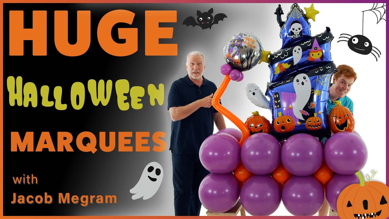 Building a GIANT Haunted House Marquee for Halloween! | With Jacob Megram - BMTV 455