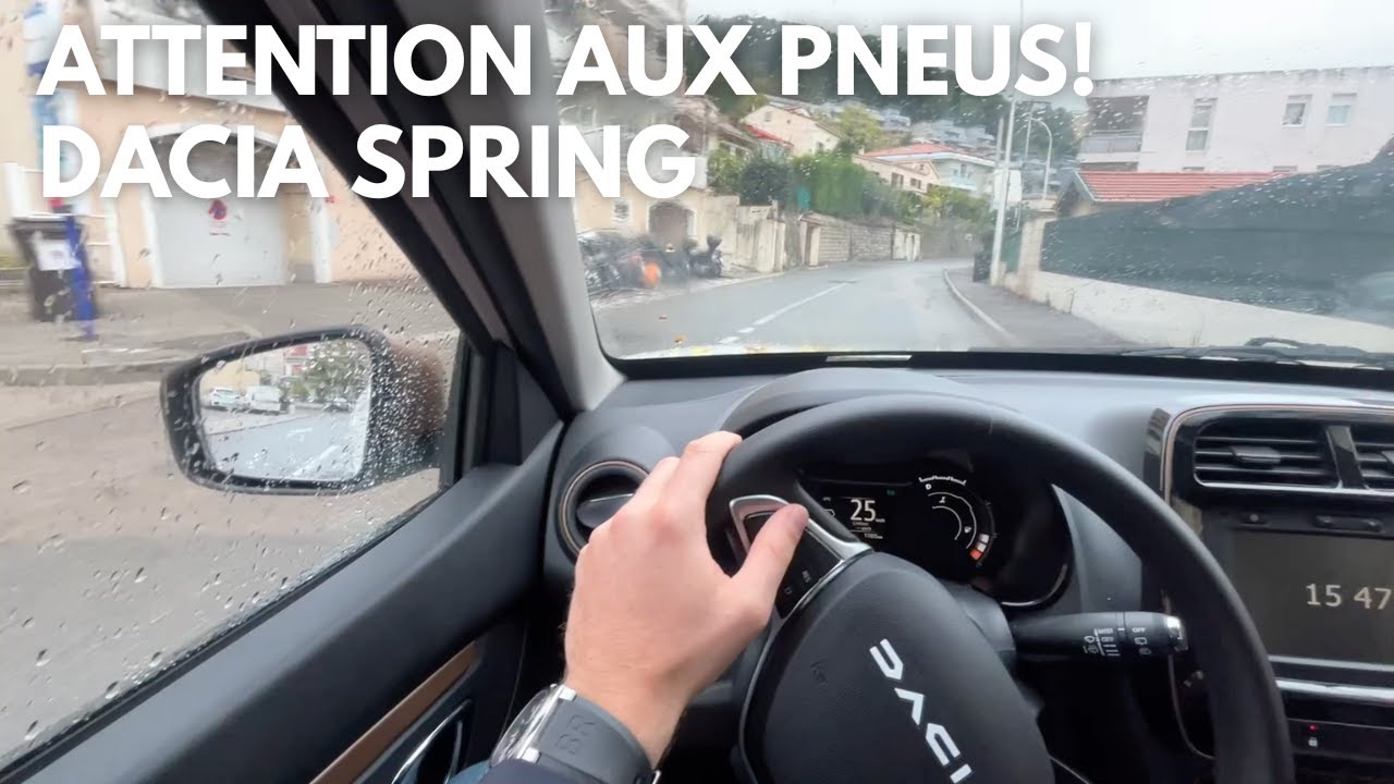 Le danger des pneus Chinois de la Dacia Spring