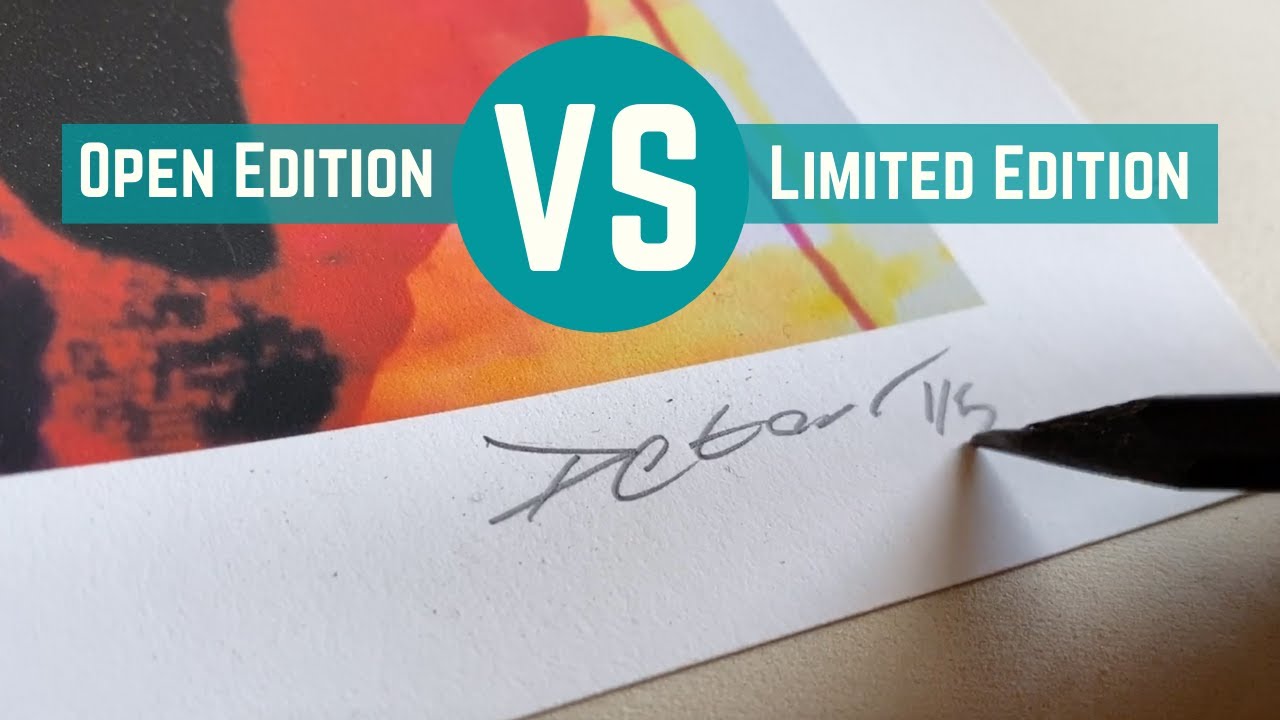 What's The Difference Between limited and Open Edition Prints