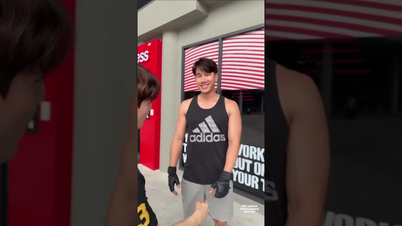 P'mew went to pick P'tul from the gym 🤭#mewtul #bl #fyp #love #mewsuppasit #tulpakorn #thailand#luv