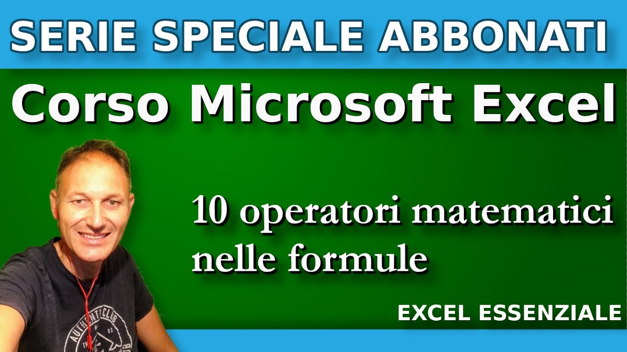 10 Corso Microsoft Excel | Excel Essenziale | Daniele Castelletti | Associazione Maggiolina