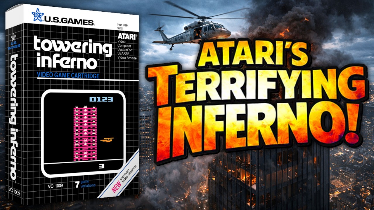 Atari's TOWERING INFERNO | US Games Brings EXISTENTIAL DREAD to the 2600!