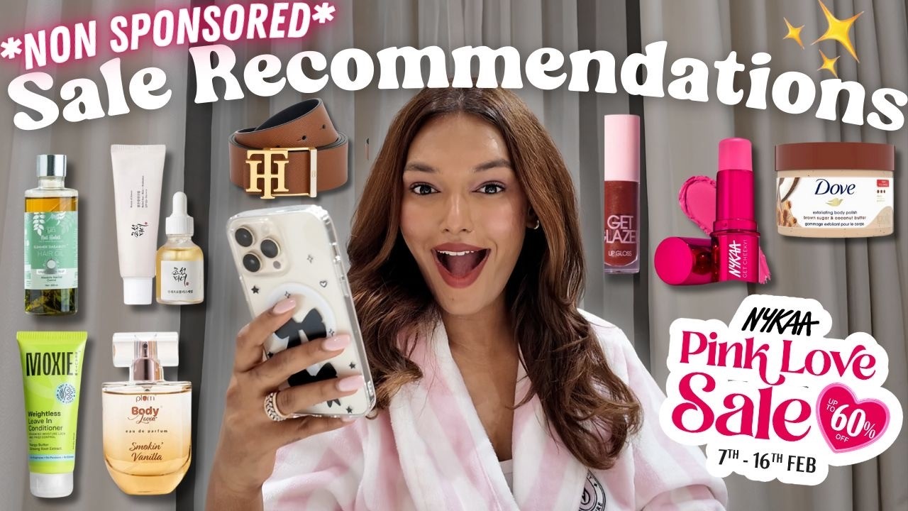 My *NON SPONSORED* Nykaa Pink Love Sale Reccos! Gifts for Him, Best deals, Fav products & more
