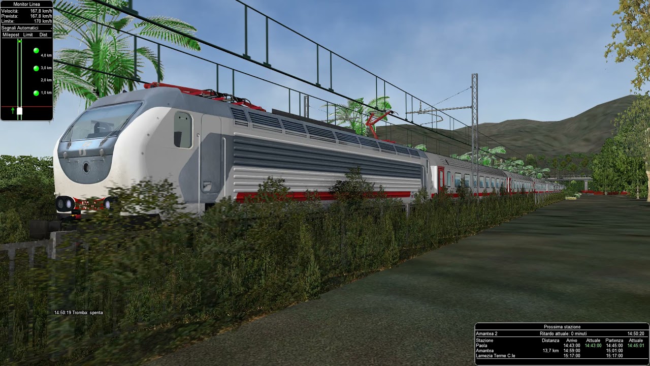 OPEN RAILS ITALIA IC 551 ROMA REGGIO CALABRIA