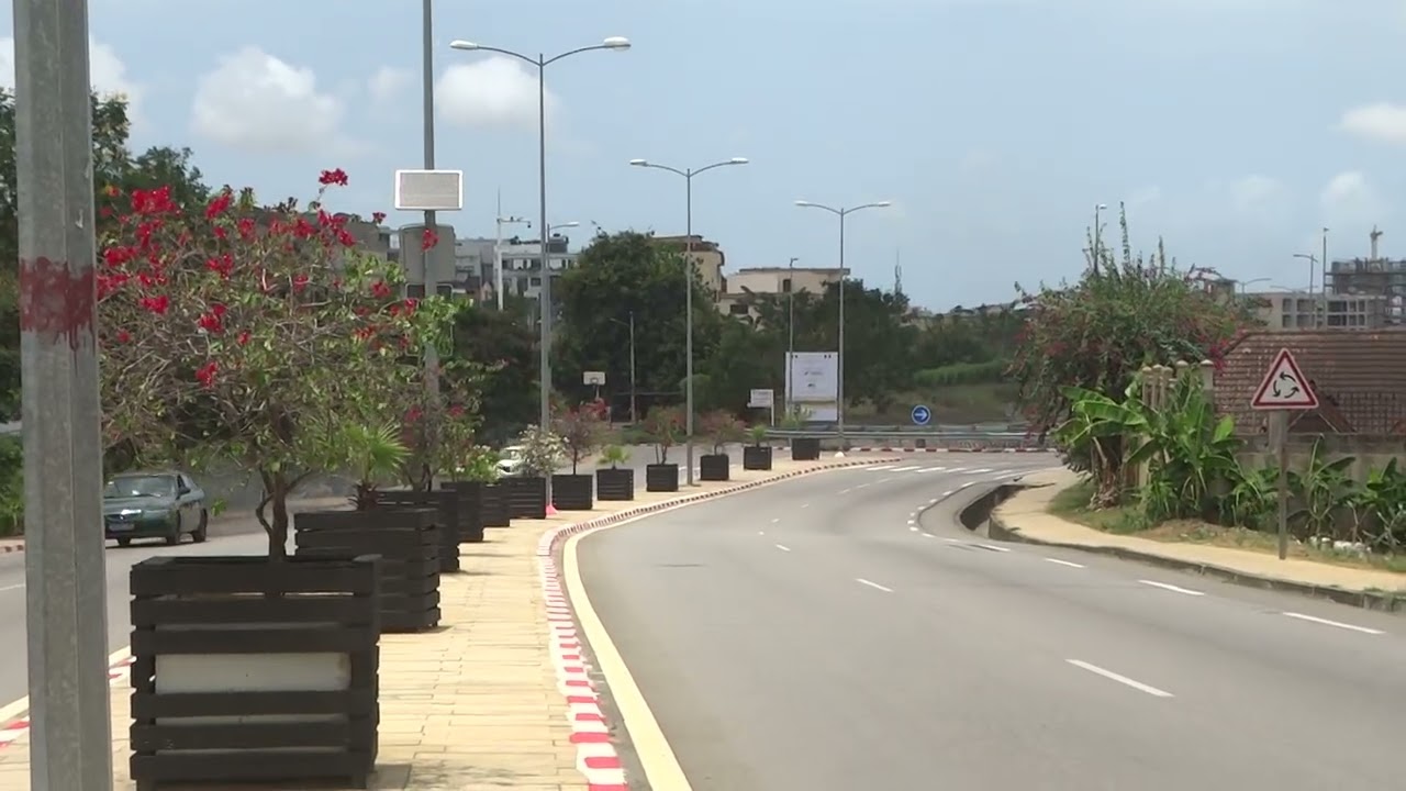 THE STREETS OF MY NEIGHBORHOOD IN ABIDJAN, COTE D'IVOIRE.