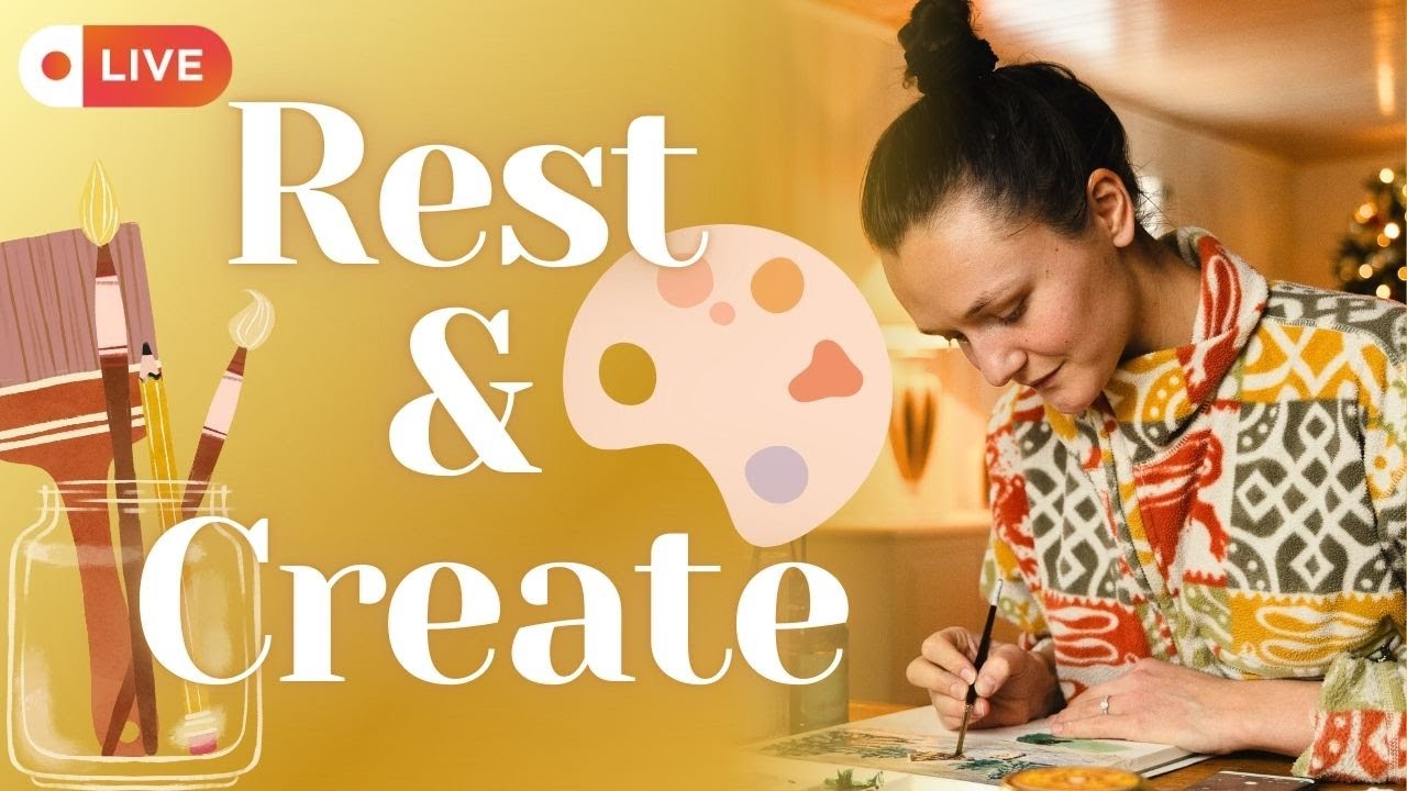 The Quiet, Creative Hour 🎨 slow painting, peaceful music & no pressure | IMOVARA