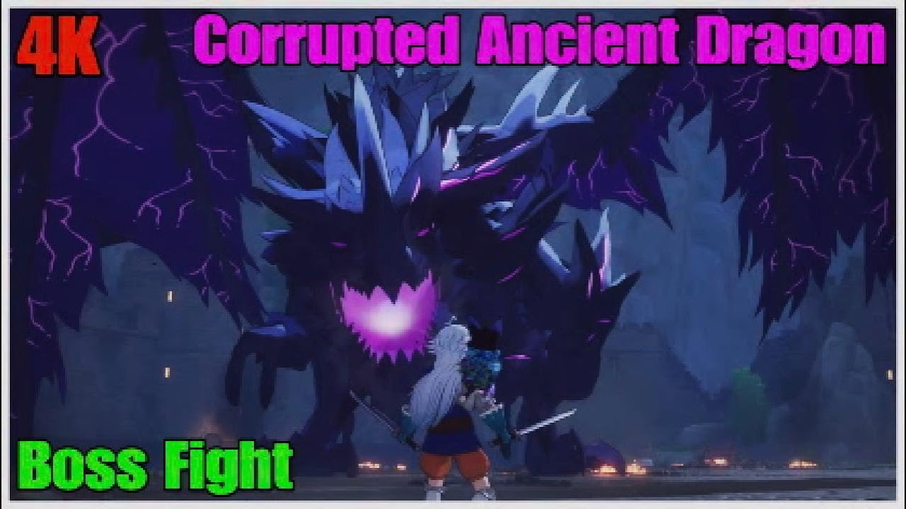 The Seven Deadly Sins Origin - Corrupted Ancient Dragon Boss Fight