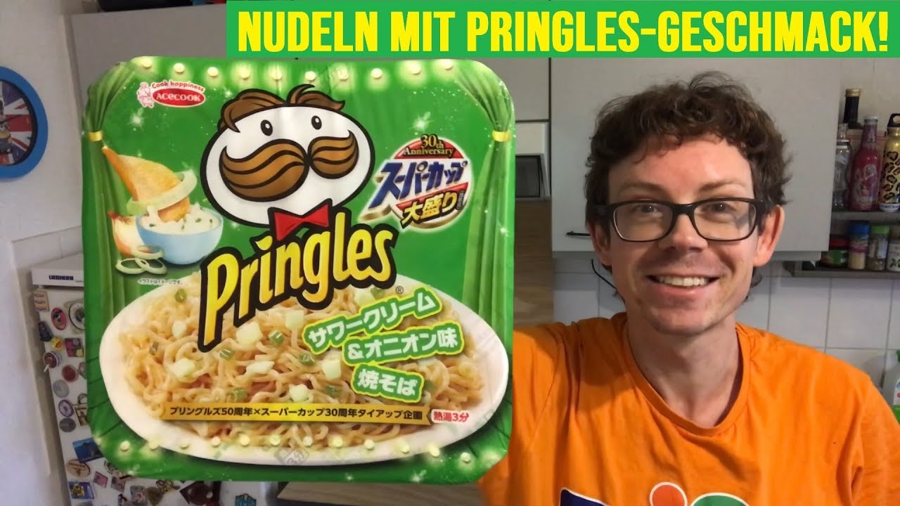 Ramen Nudeln mit Pringles Sour Cream & Onion Geschmack aus Japan im Test!