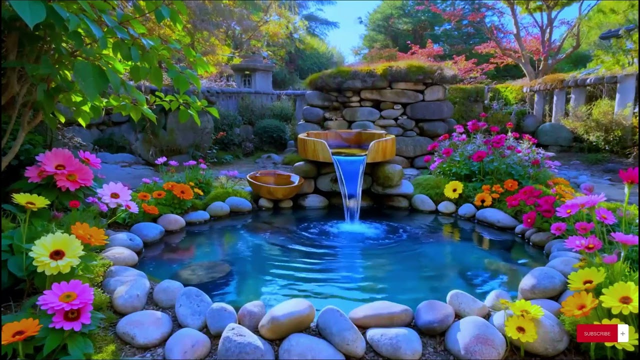 Zen Garden Serenity 🌿 Relaxing Piano and Soothing Water Sounds