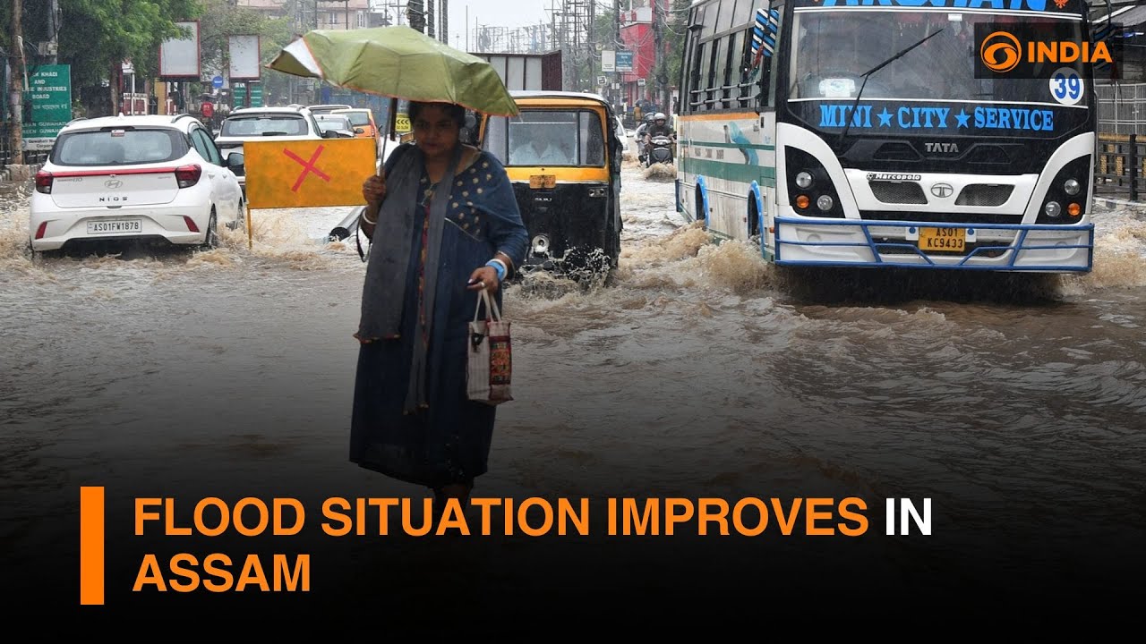 Flood situation improves in Assam | DD India