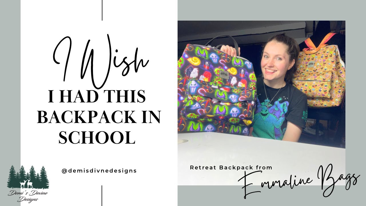 I Wish I Had This Backpack In School......The Retreat Backpack from Emmaline Bags