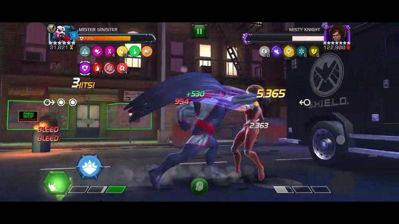 6 Star Nerfed Mister Sinister Solos Act 8.3.4  Boss Misty Knight First Attempt