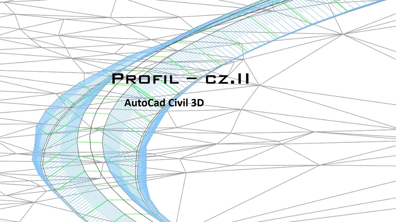 AutoCad Civil 3D - Profil - cz. II - Projekt Budownictwo Kolejowe