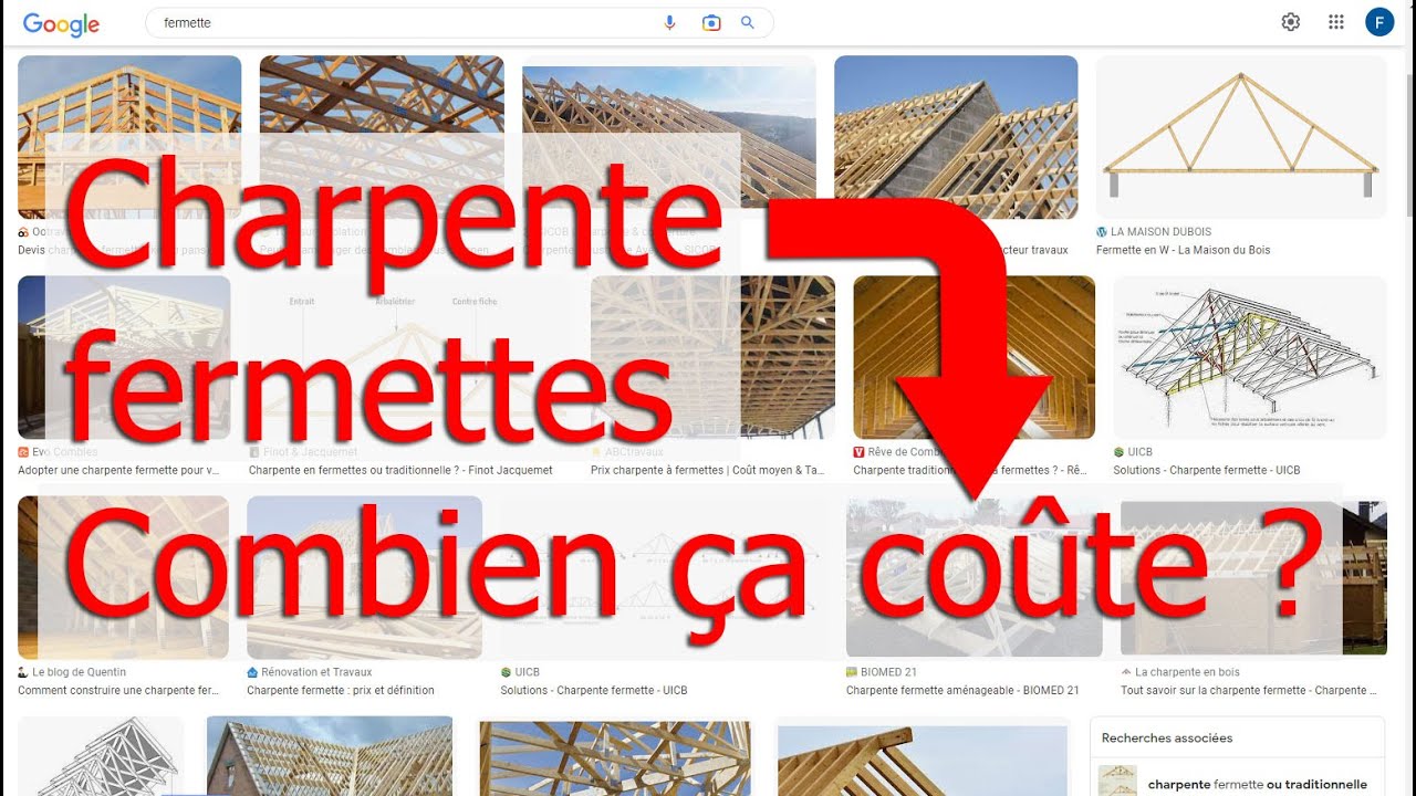Charpente Fermettes : Combien ça coûte ?