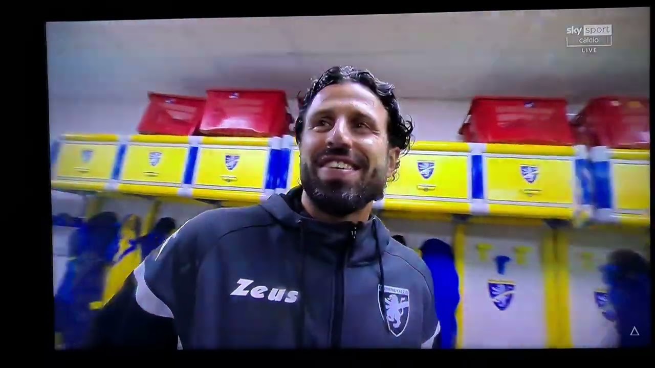Frosinone  in serie A 1°maggio 23. Dichiarazioni di Fabio Grosso