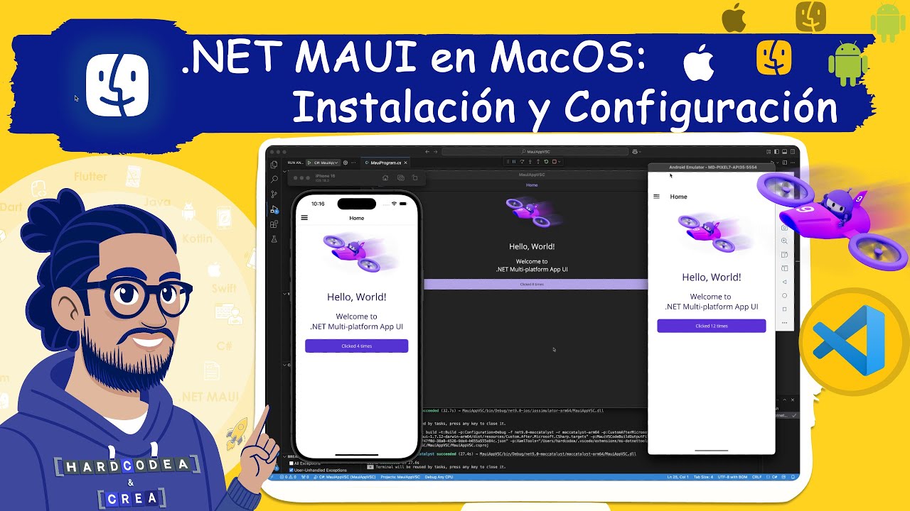 Configuración Completa de .NET MAUI en MacOS - VS Code  |  Alternativa a Visual Studio for Mac