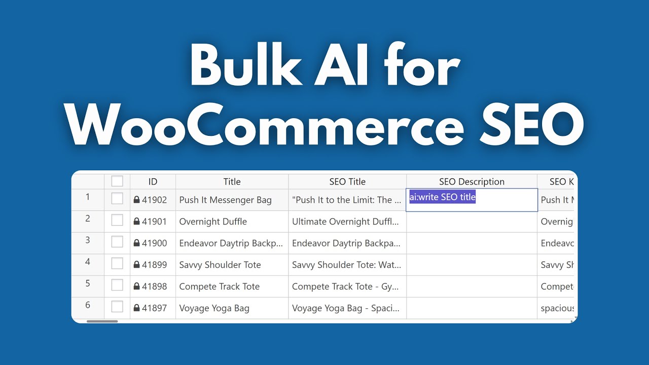 How to Bulk Automate WooCommerce SEO with AI (Yoast, Rank Math & AIOSEO)