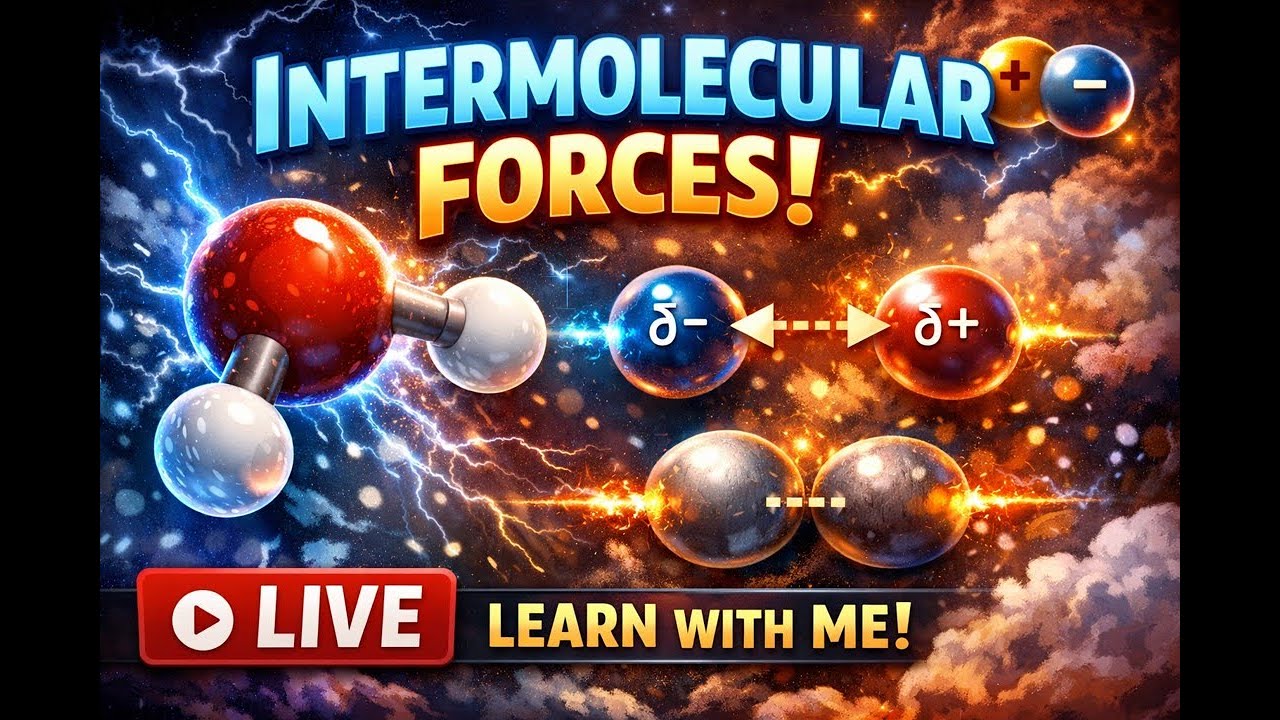 Intermolecular Forces Live Stream