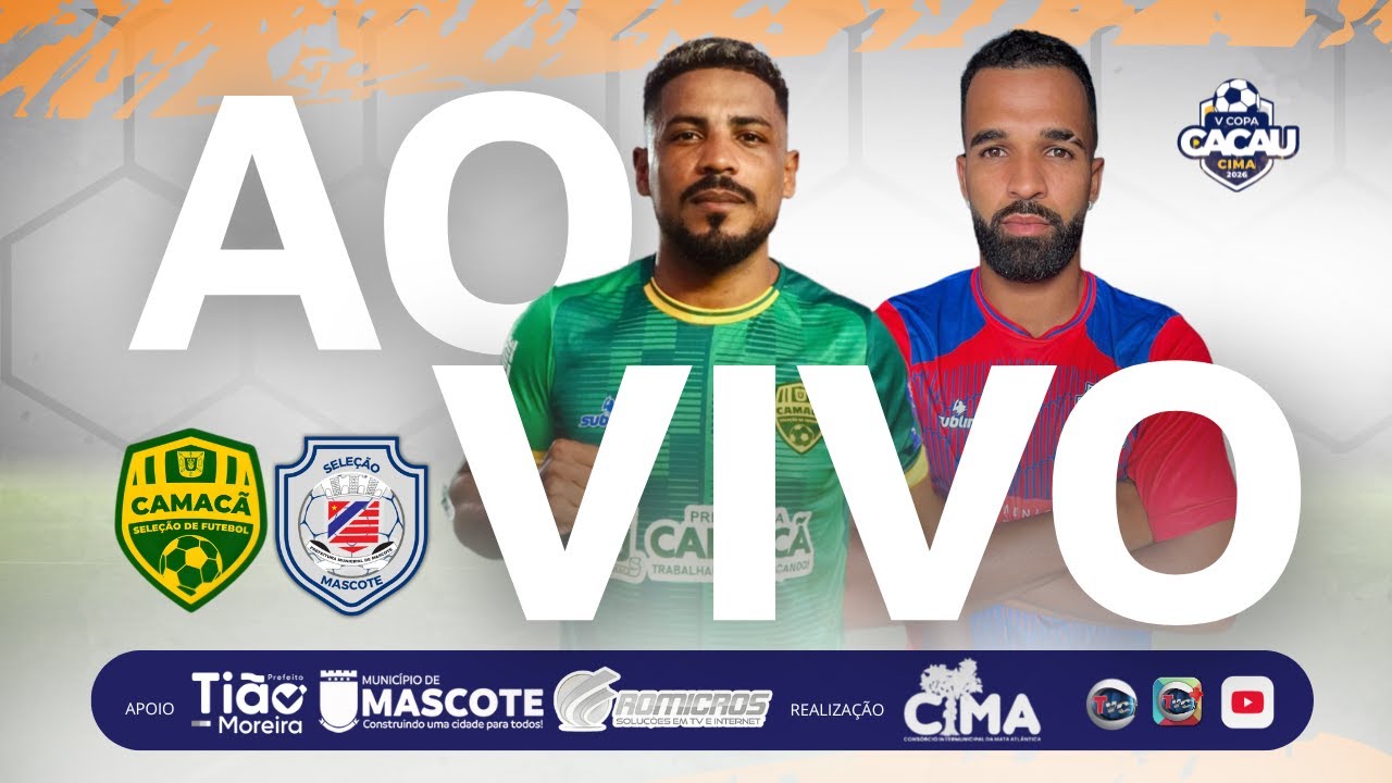 AO VIVO | Camacã x Mascote – V Copa Cacau CIMA | 2026 | TVC
