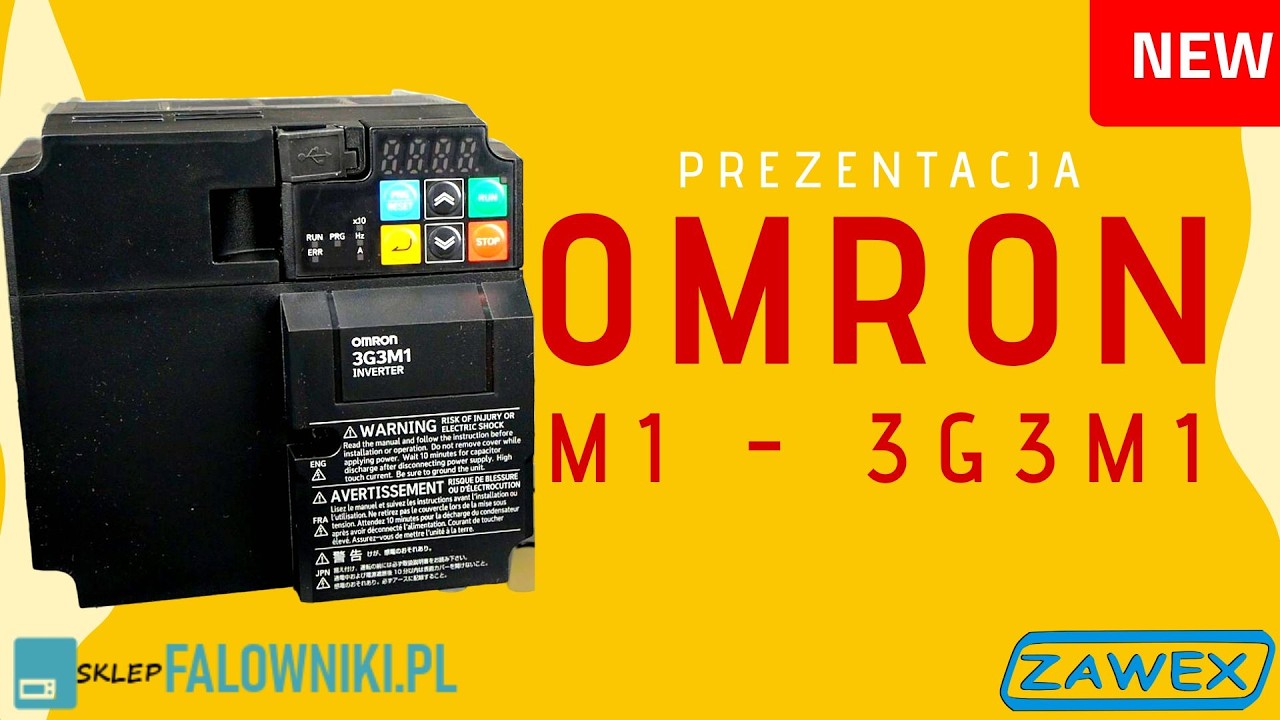Japońskie falowniki OMRON M1 (3G3M1) – prezentacja. Nowość w SklepFalowniki.pl