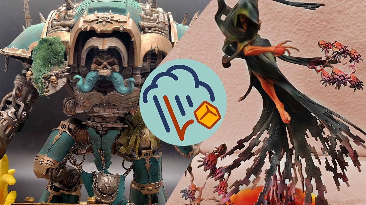 Warhammer 40k - Necrons vs. Chaos Knights - Wych Pigeon Community Live Stream