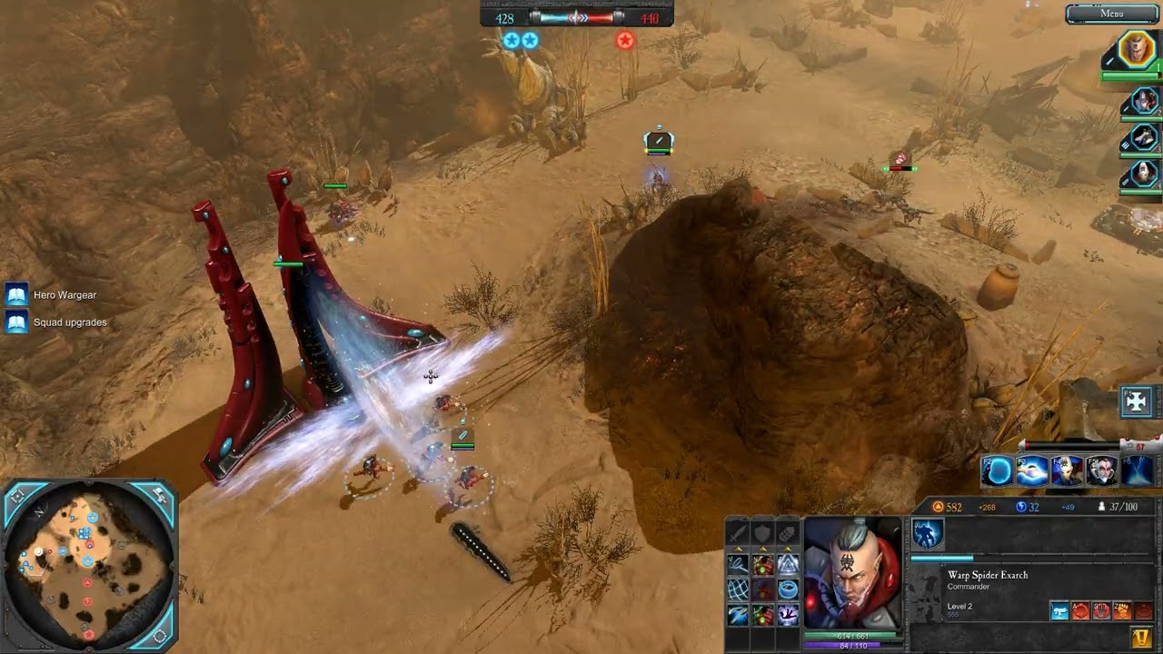 Warhammer 40000  Dawn of War II Eldar vs Tyranids