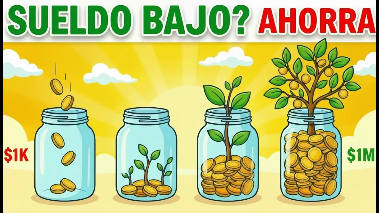 Cómo ahorrar dinero aunque tu SUELDO sea BAJO | 17 Reglas para escapar del empleo tradicional