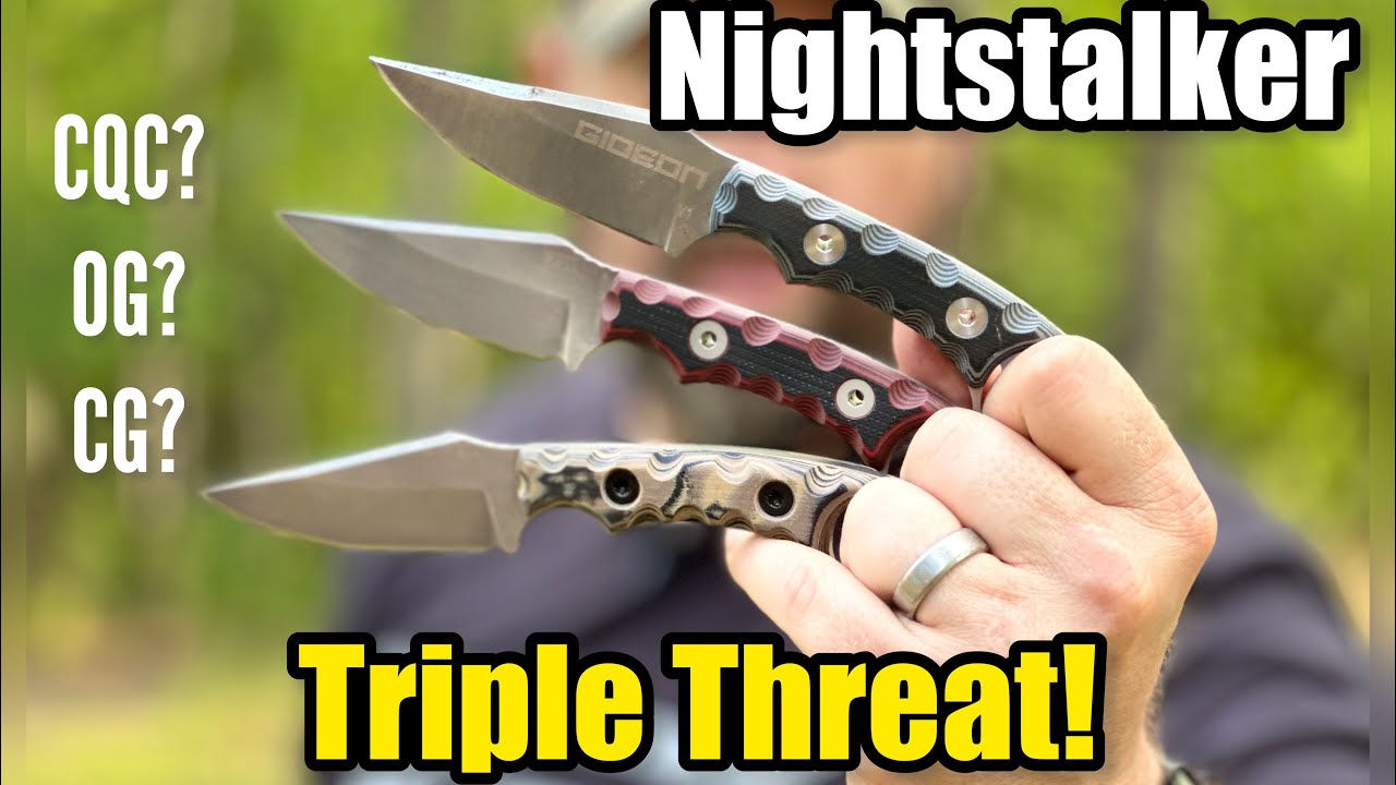 Выбор идеального ножа Nightstalker с фиксированным клинком: сравнение 3 вариантов
