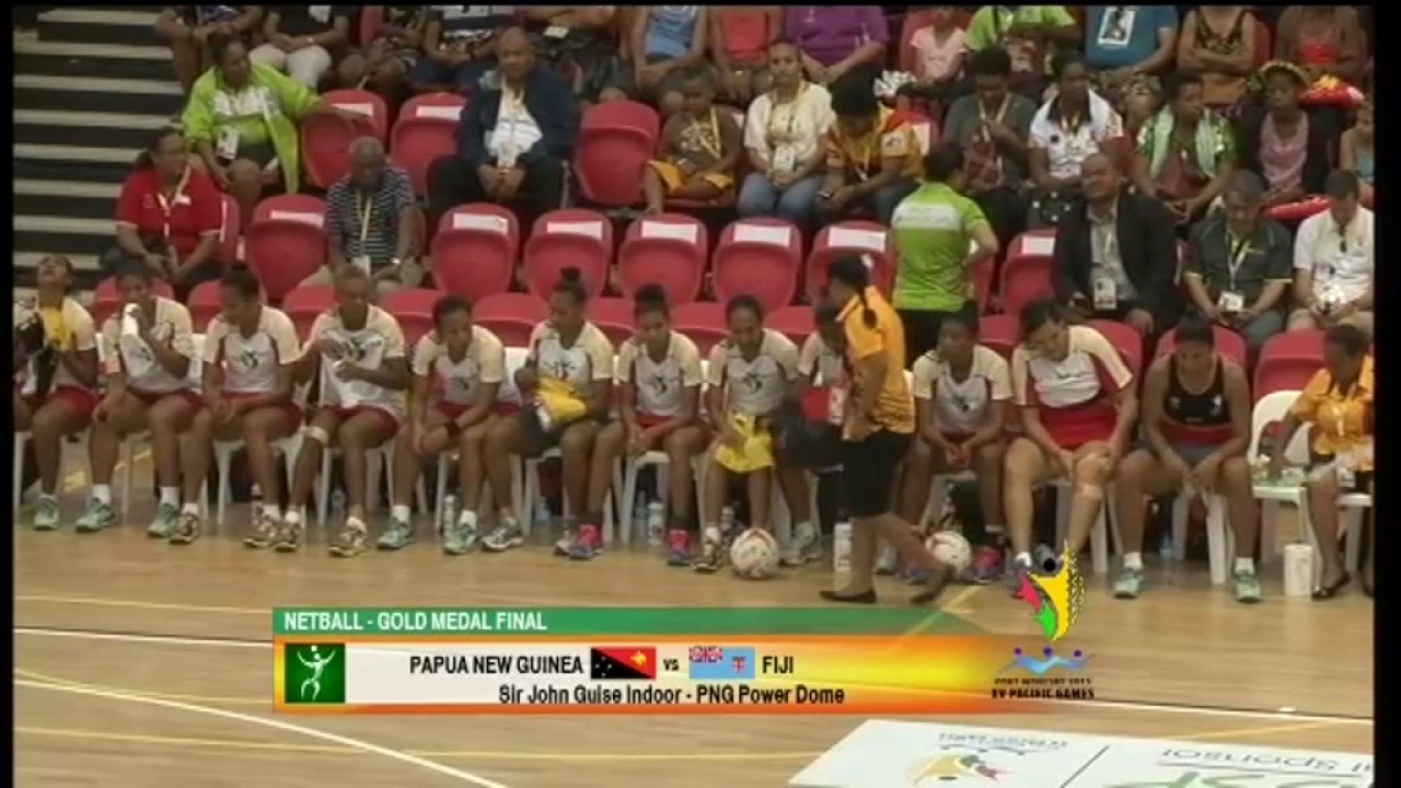 Pacific Games 2015  D15 NETBALL F GOLD  PNG vs FIJI