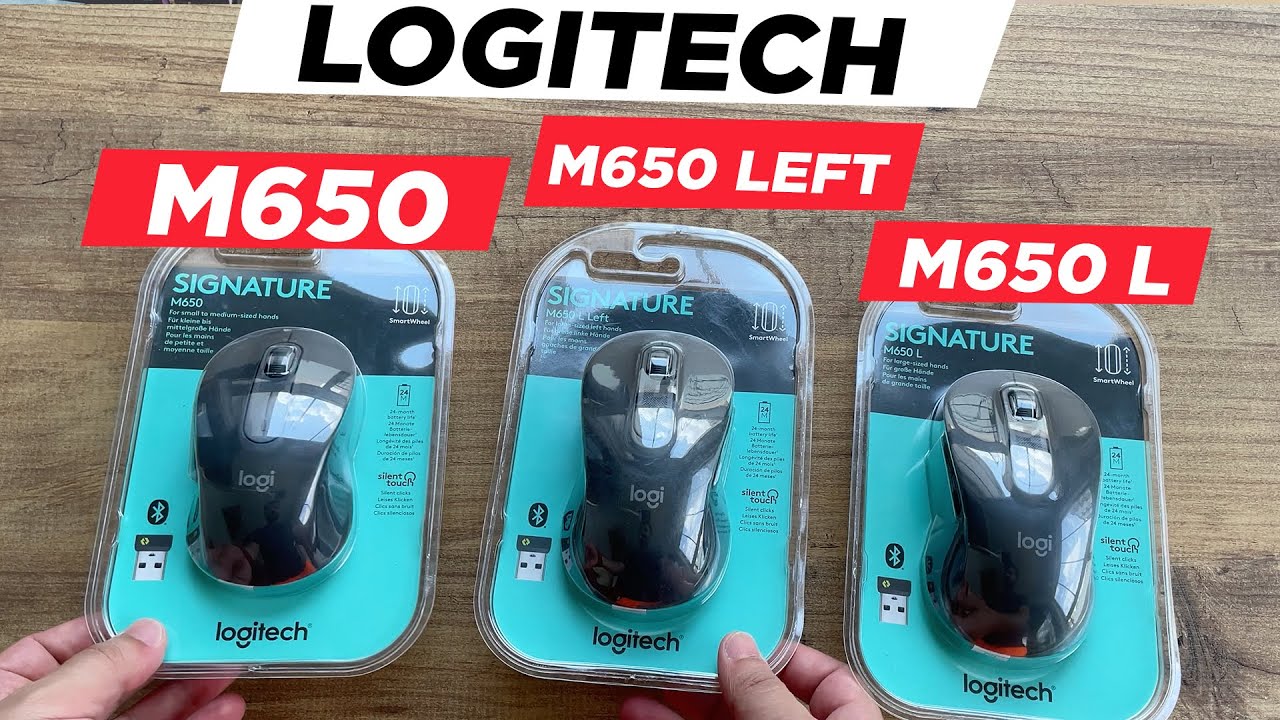 Logitech Signature M650, M650 L ve  M650 Left Kablosuz Mouse Kutu Açılımı