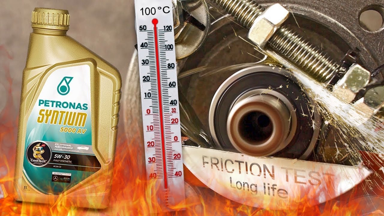 Petronas Syntium 5000 AV 5W30 Jak skutecznie olej chroni silnik? 100&deg;C
