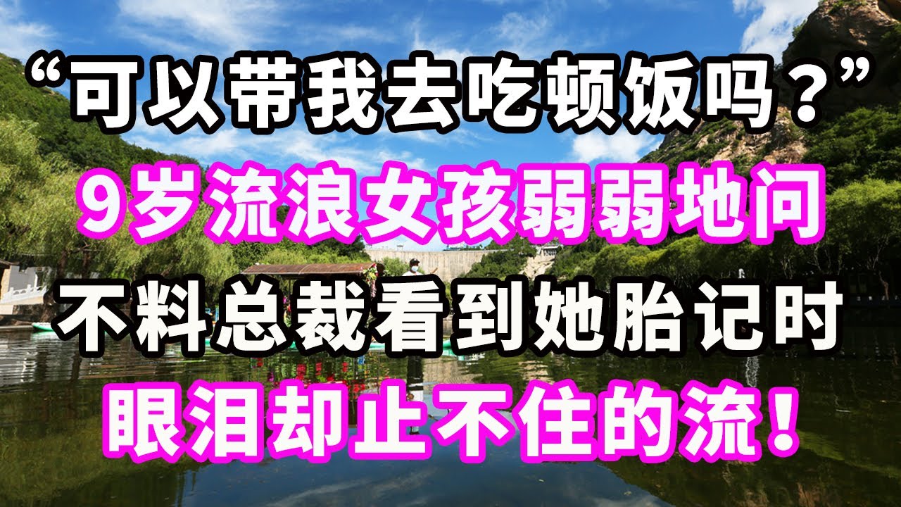 【全文完結】“可以带我去吃顿饭吗？”9岁流浪女孩弱弱地问，不料总裁看到她胎记时，眼泪却止不住的流！#爽文#大女主#現實情感#家庭