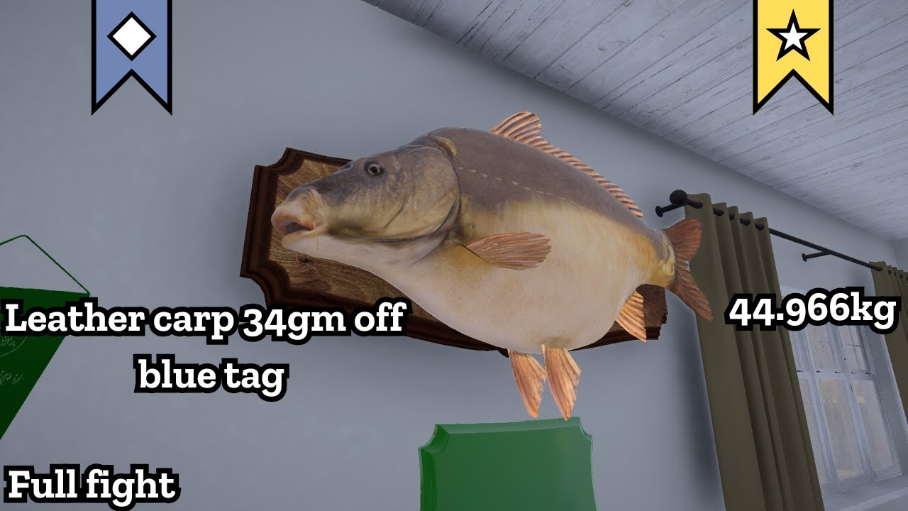 Leather carp trophy at Amber lake | Russian fishing 4 | Nanstein | #russianfishing4 #rf4