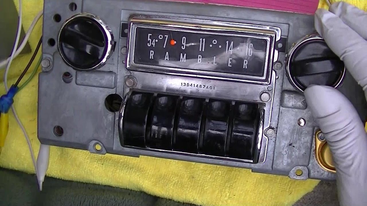 AMC Rambler 1963 AM Car Radio Repair 3TMR