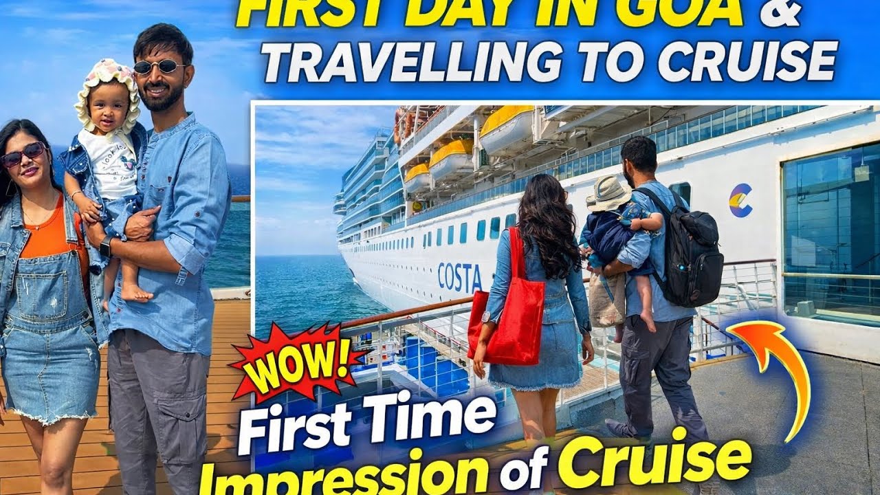 From Goa Beaches to Luxury Cruise 🚢✨ | First Impression Shocked Us!