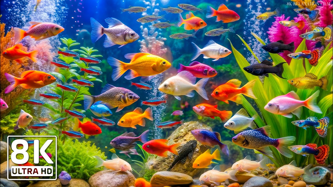 The Best 8K Aquarium Experience – Explore the Beauty of Ocean Life in Ultra HD & Calm Music #5
