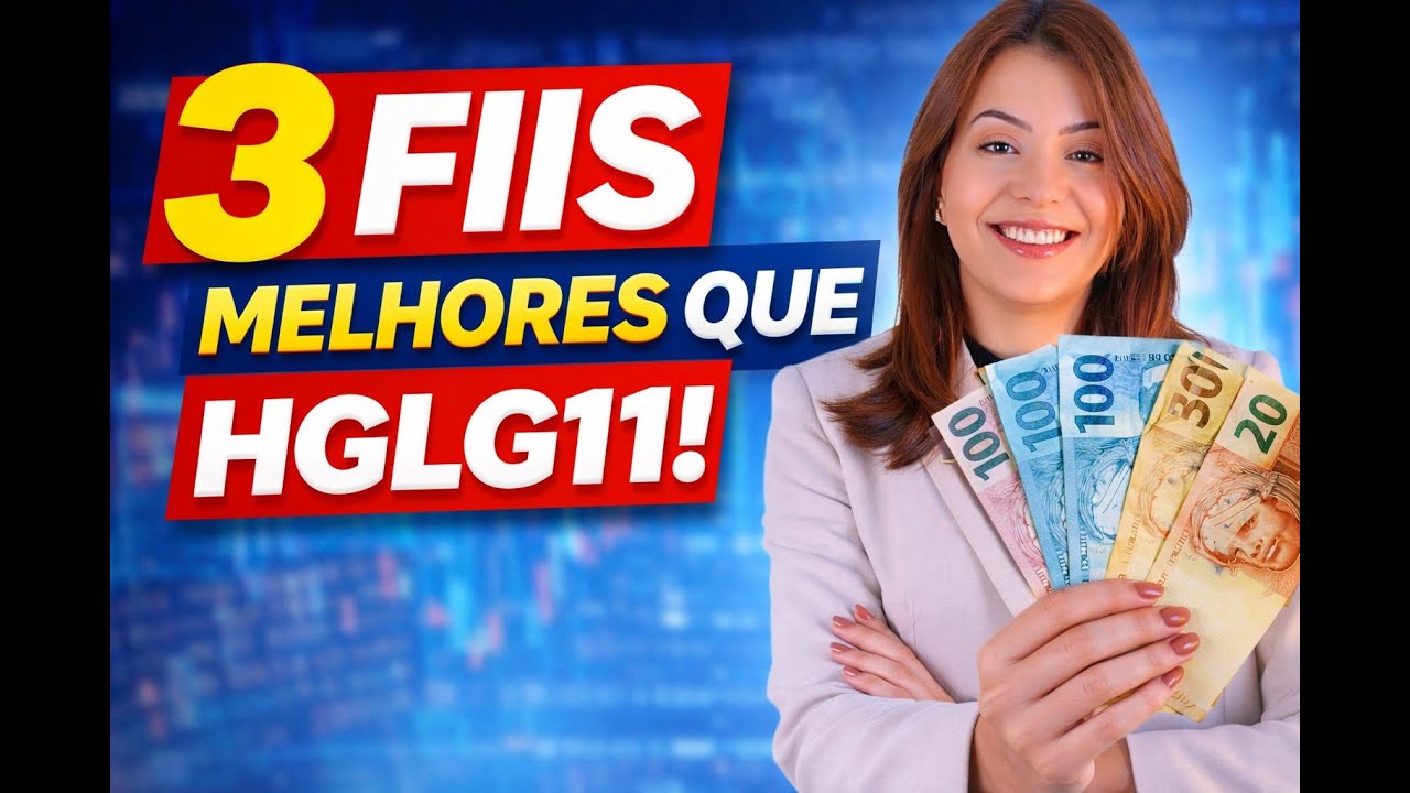 HGLG11 NÃO VALE VALE A PENA? TE MOSTRO 3 FIIS MELHORES!