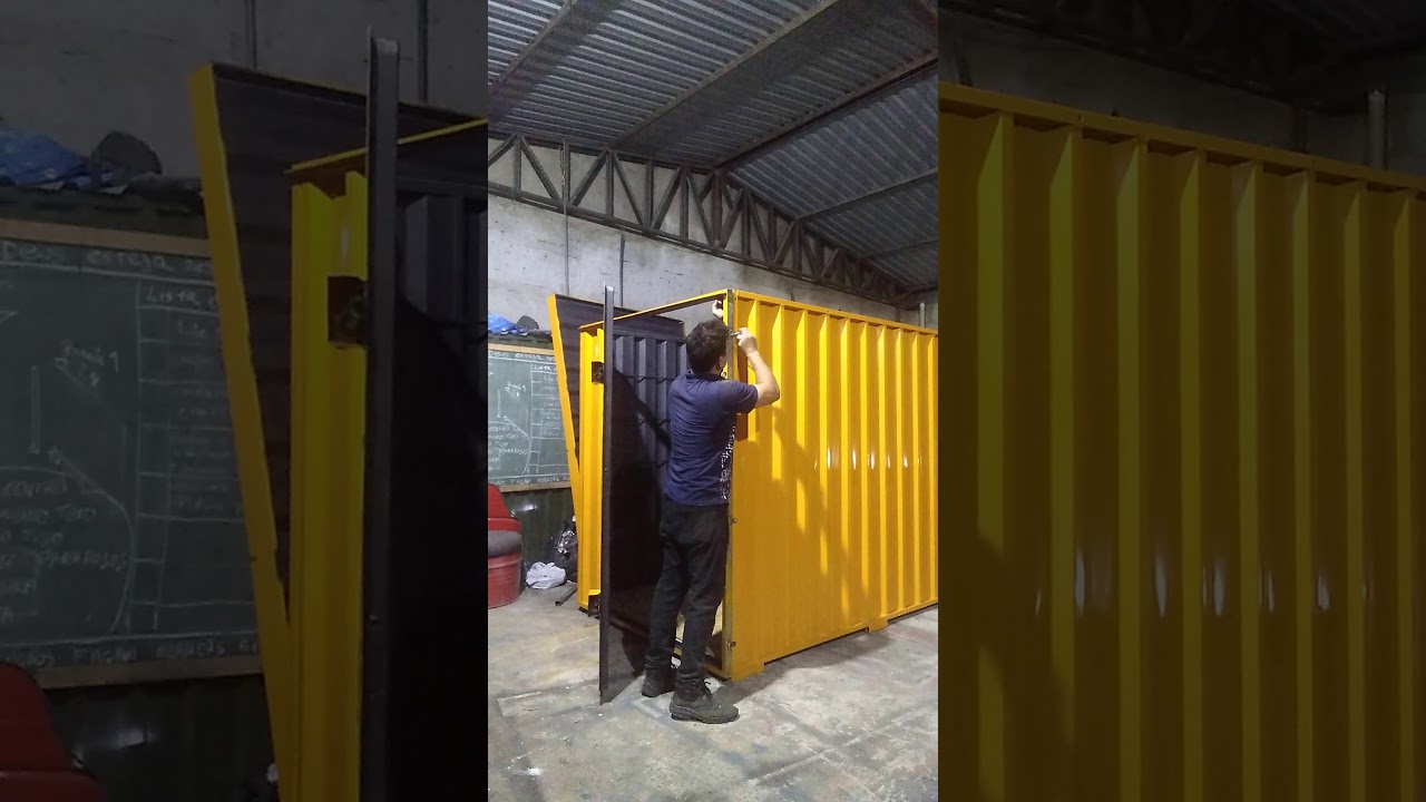 MONTANDO UM CONTAINER DESMONTÁVEL DA DTN CONTEINER