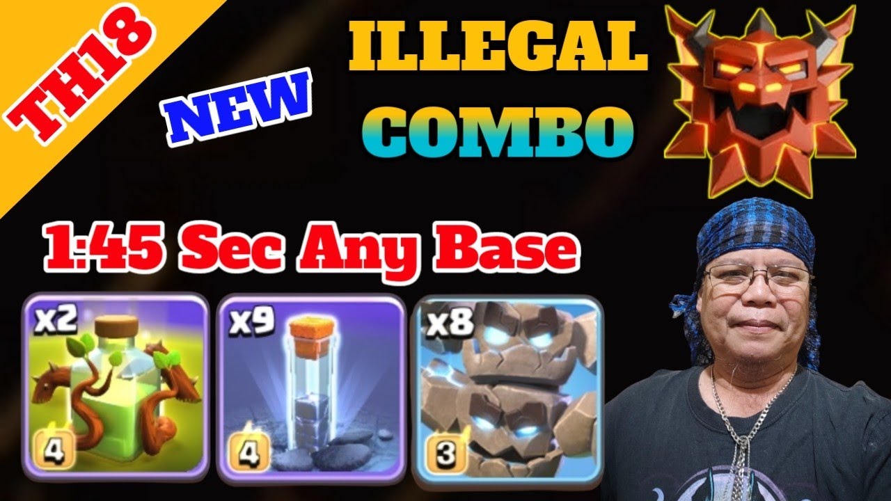 2026 Th18 Easiest Attack Strategy For Legends | Best Epic Strategy (Clash Of Clans)