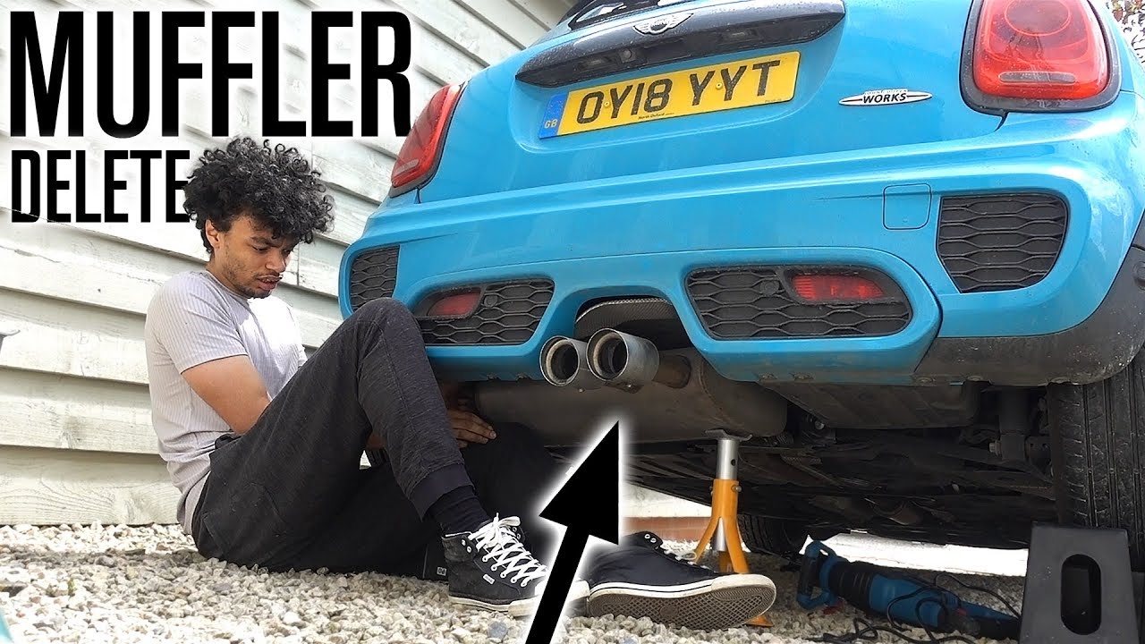 Cutting OFF the JCW Mini's Muffler (F56)