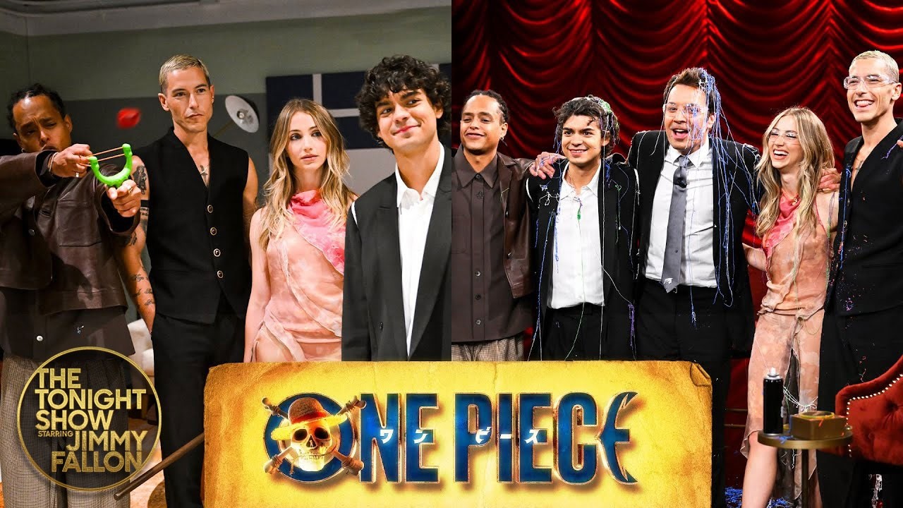 The Cast of One Piece Shows Off Their Skills, Plays One Piece Imposter | The Tonight Show